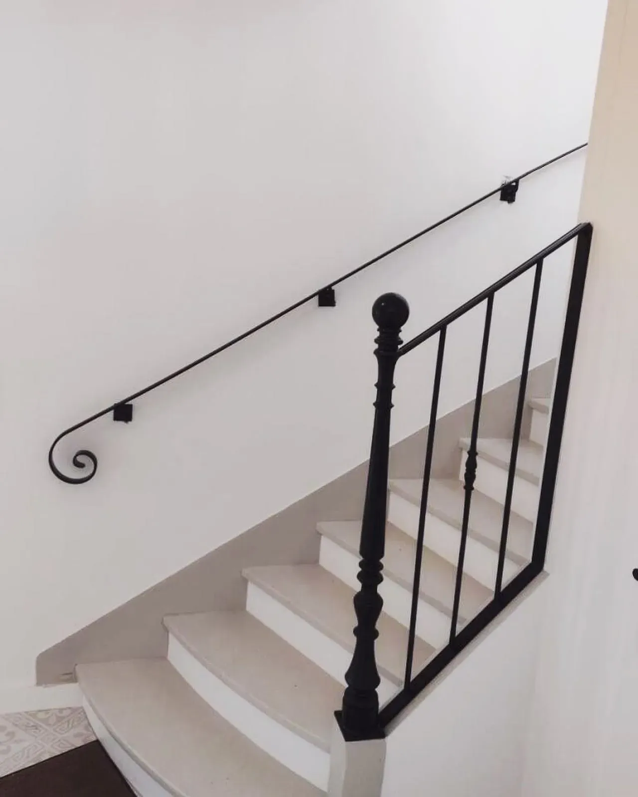 Garde corps et main courante fabriqué sur mesure en acier forgé au Teich