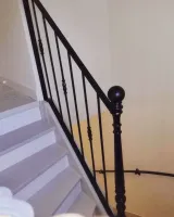 Garde corps et main courante fabriqué sur mesure en acier forgé au Teich (3webp