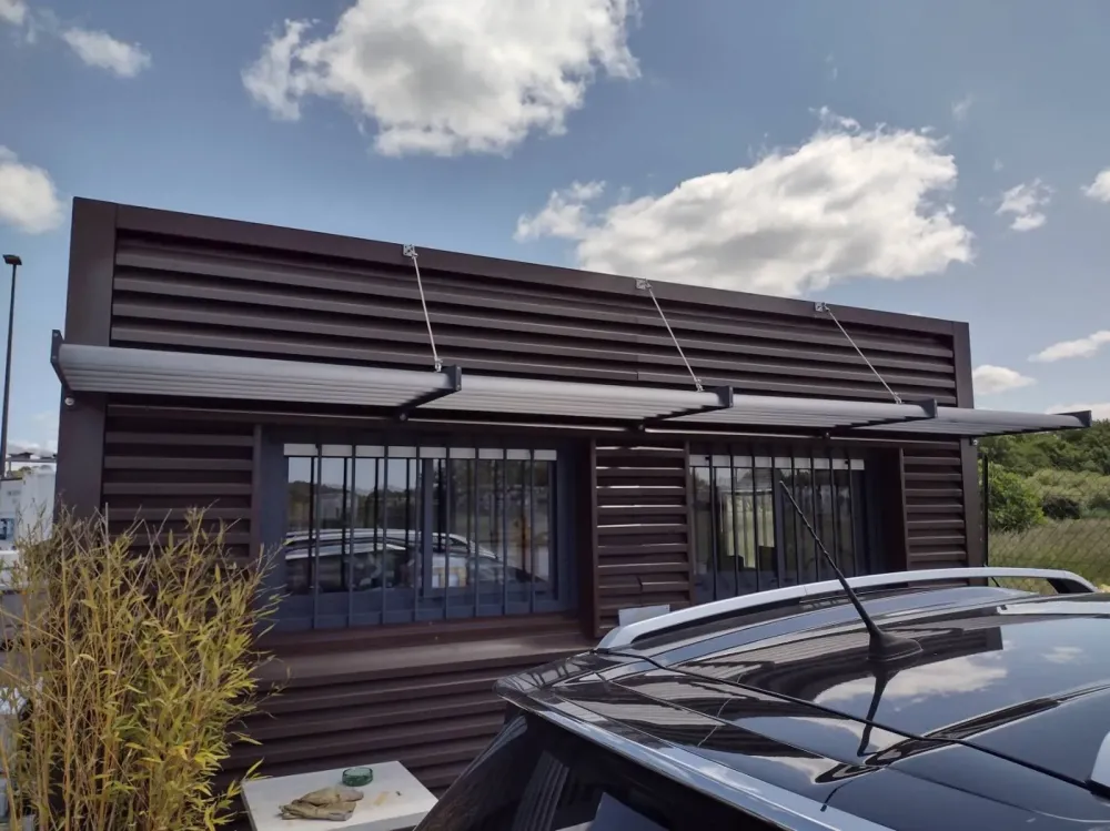 Brise soleil sur mesure en acier (2)